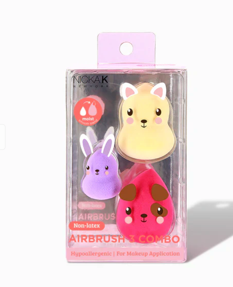 Nicka K Airbrush Combo Makeup Sponge (3PC)