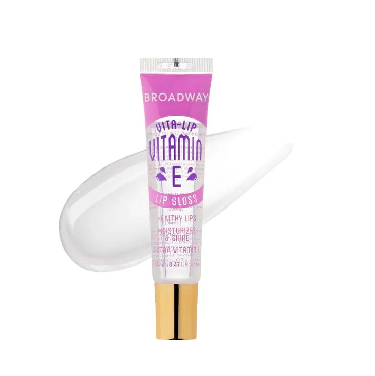 Broadway Vita-Lip Moisturizing, Soothing & Super Shiny Clear Lip Gloss