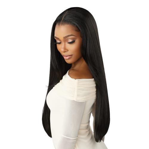 Sensationnel Crowned Edge Synthetic HD Lace Front Wig - Straight 28"