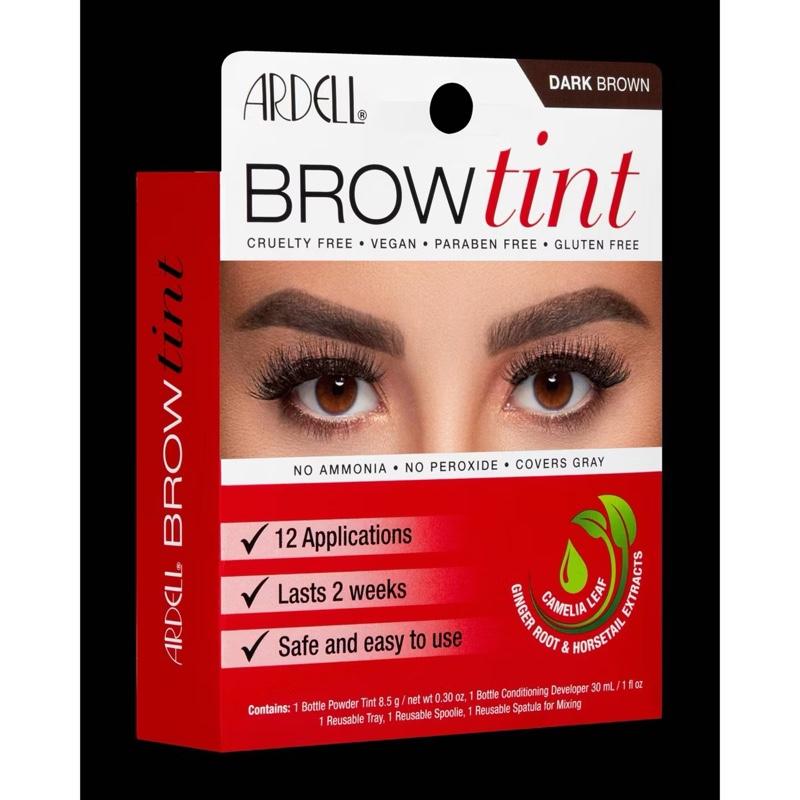Ardell Dark Brown Brow Tint Eyebrows Lamination Kit for Eyebrows