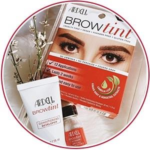 Ardell Dark Brown Brow Tint Eyebrows Lamination Kit for Eyebrows