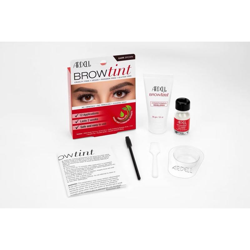 Ardell Dark Brown Brow Tint Eyebrows Lamination Kit for Eyebrows