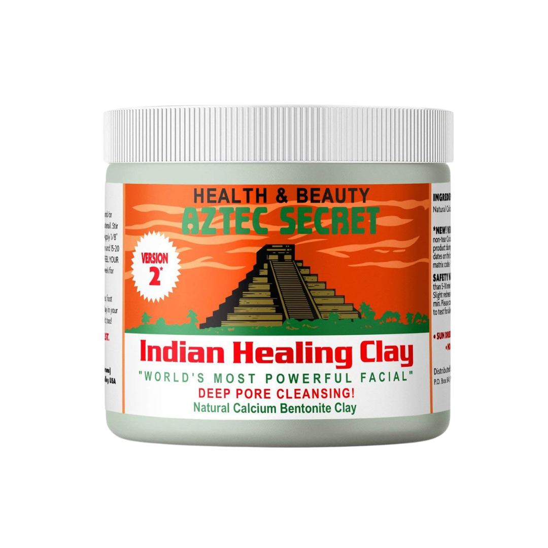 Aztec Secret– Indian Healing Clay 1 lb – Deep Pore Cleansing Facial & Body Mask