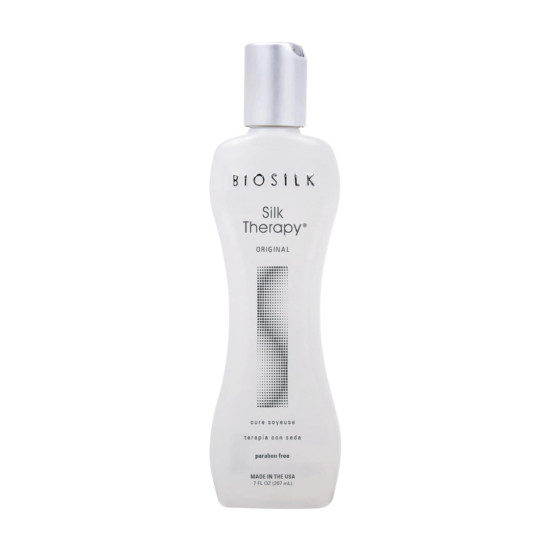 Biosilk Silk Therapy Original Leave-In Silk Treatment 7 oz - Repair, Smooth, Prevents Split Ends, Enhances Shine for All Hair Types