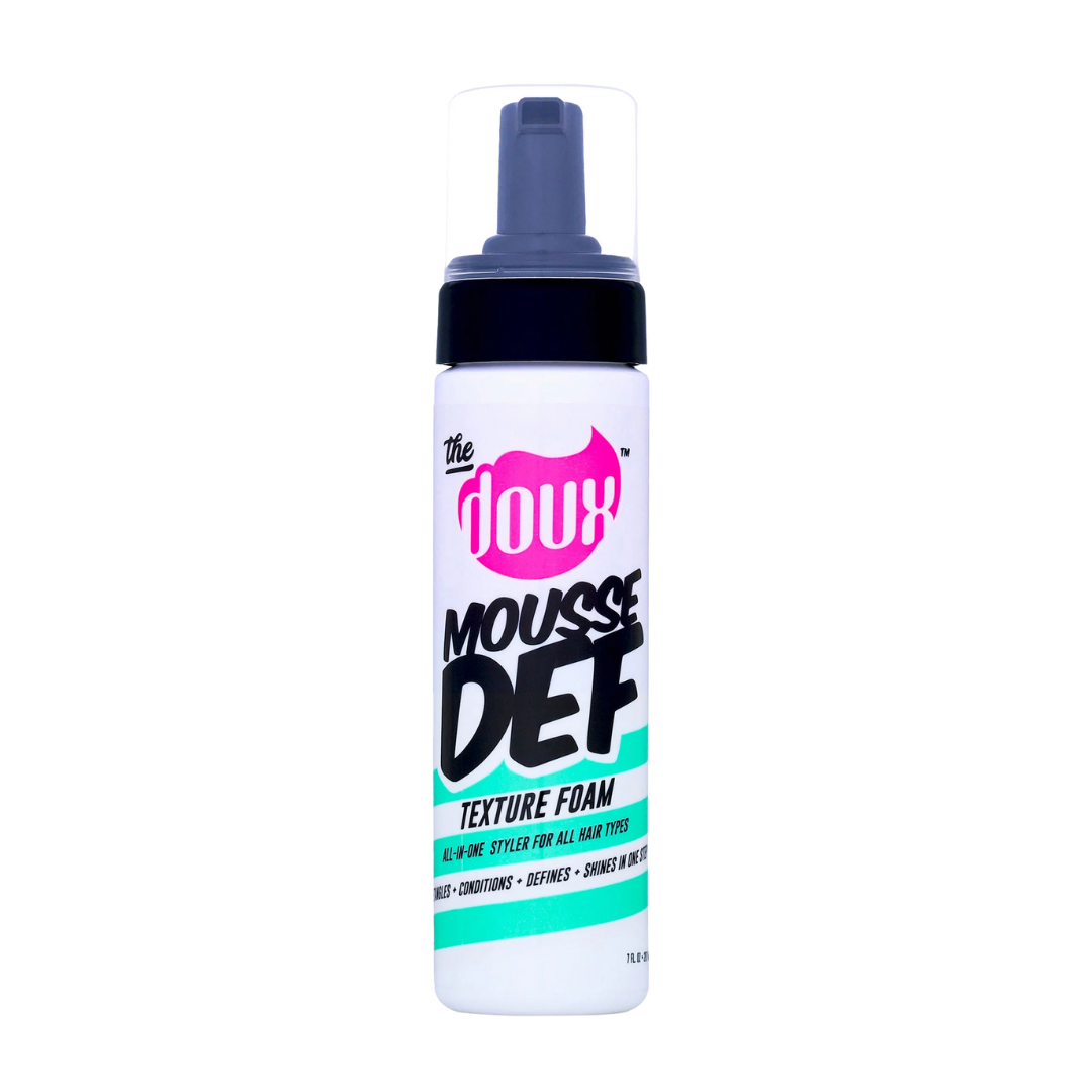 The Doux Mousse Def Texture Foam 7oz., Curly Hair, Conditioning
