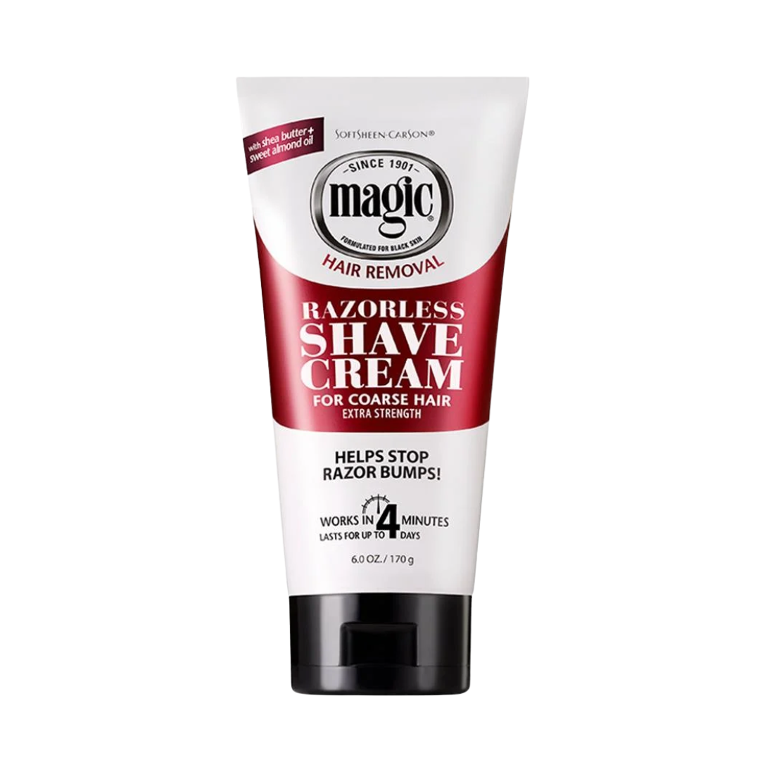 Magic Razorless Cream Shave Extra Strength 6 oz