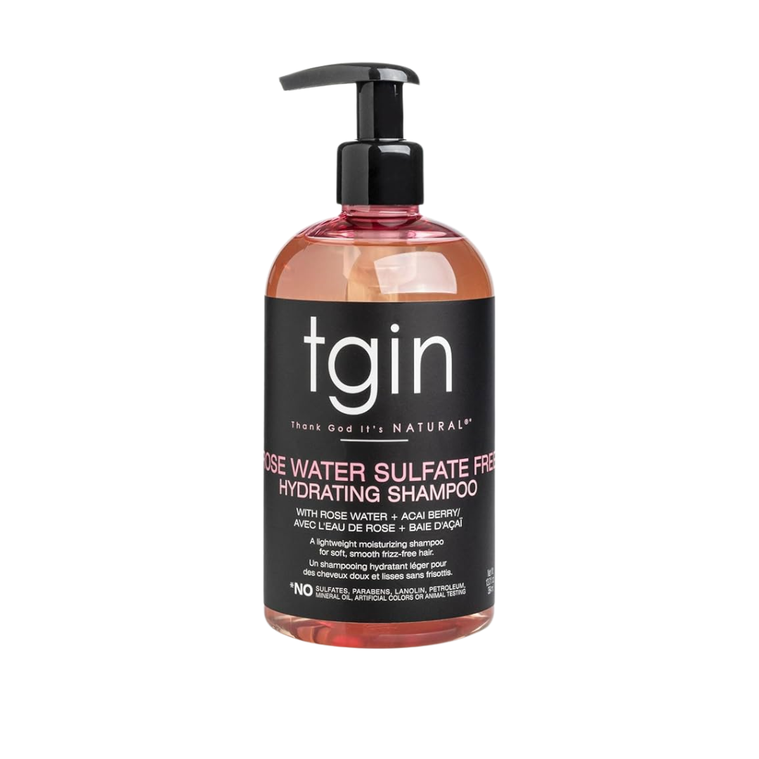 Tgin Rose Water Sulfate Free Hydrating Shampoo 13 oz