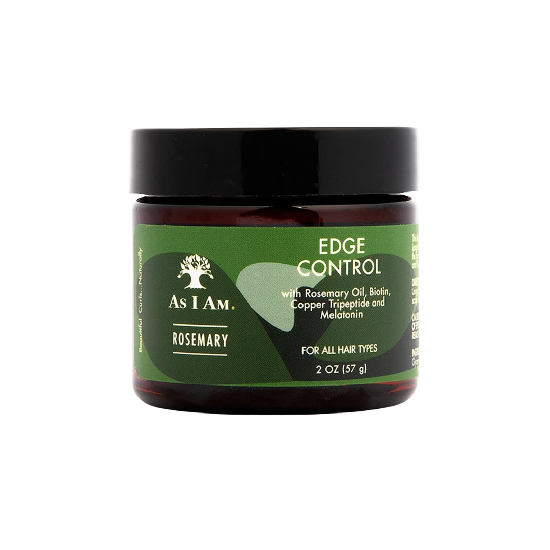 As I Am Rosemary Edge Control - 2 oz - with Melatonin & Ceramide